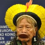 Chief Raoni denounced the threats Belo Monte posted to human rights