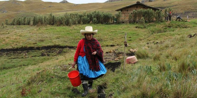 A subsistence farmer in Peru’s northern highlands, Máxima Acuña stood up for her right to peacefully live off her own property, a plot of land sought by Newmont and Buenaventura Mining to develop the Conga gold and copper mine. Photo: Goldman Environmental Prize.
