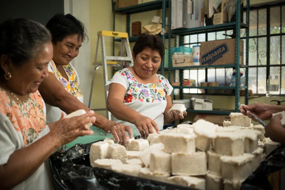 Colectivo Koolel-Kaab (“mujeres que trabajan con abejas”) en Yucatán, México.