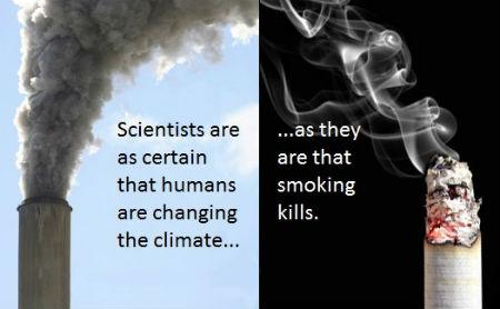  Photo: A poster reflects the findings of the IPCC’s latest report. Source:http://bit.ly/HTTxCn