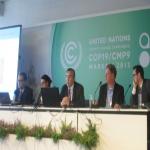 Photo: A panel discussing HFC and methane emissions at COP19. Credit: Andrea Rodríguez
