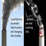 Photo: A poster reflects the findings of the IPCC’s latest report. Source:http://bit.ly/HTTxCn