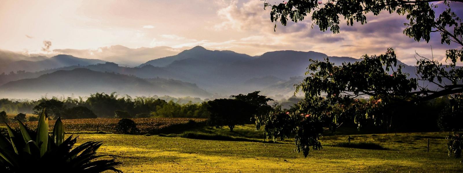 Natural landscape of Colombia