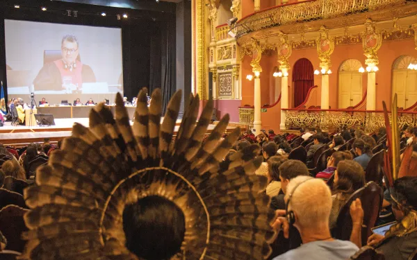 hearing before CIDH, view from the audience