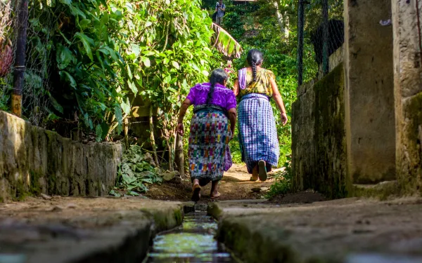 Mujeres indígenas en Guatemala