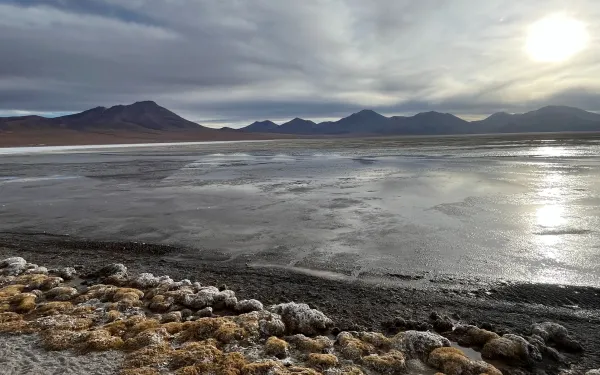 Salar de Pastos Grandes en Potosí, Bolivia
