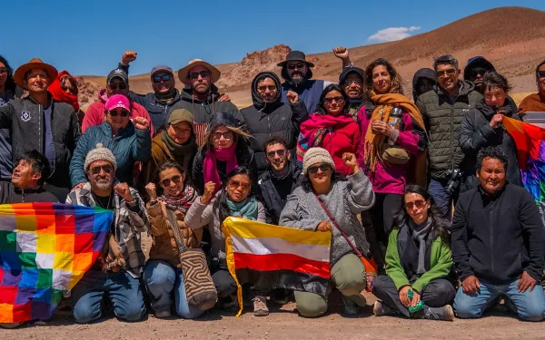 Comunidades de Argentina, Bolivia y Chile en el Salar del Hombre Muerto, Argentina