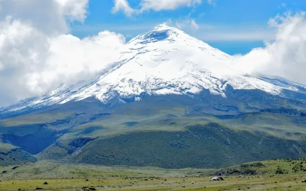 Volcán Cotopaxi en Ecuador