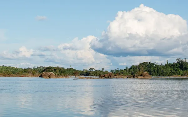 Aldea Sao Francisco Souzel en la Amazonía brasileña