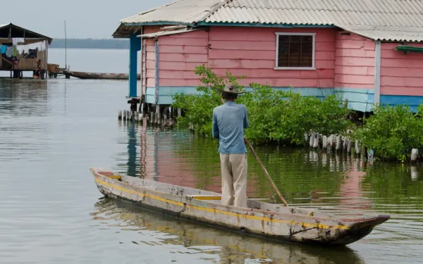 Ciénaga Grande de Santa Marta in Colombia