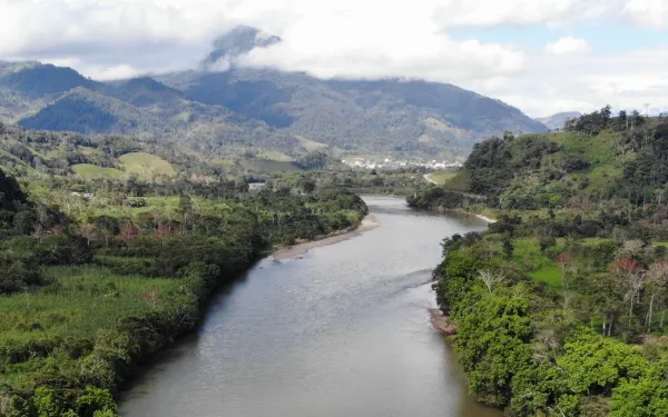 Río en la Amazonía