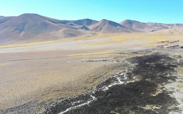 Paisaje de Antofagasta de la Sierra, Argentina.