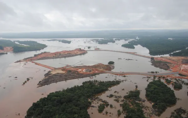 Aerial photo of Belo Monte