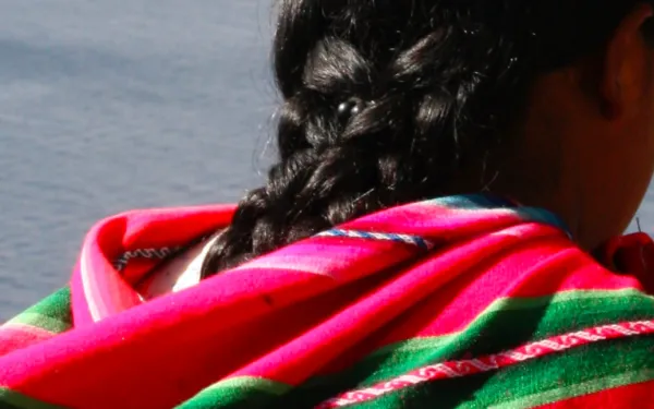 Mujer indígena boliviana.