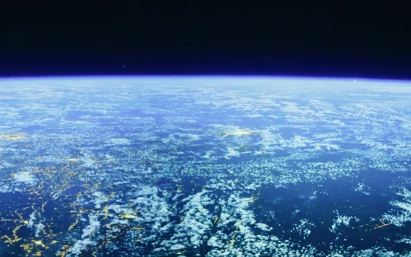 Imagen de la Tierra desde el espacio.