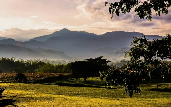 Natural landscape of Colombia
