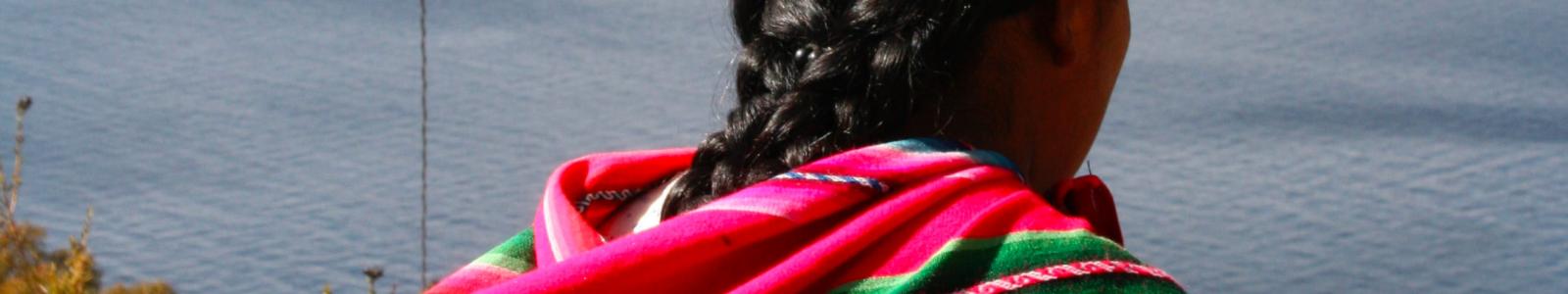 Mujer indígena boliviana.